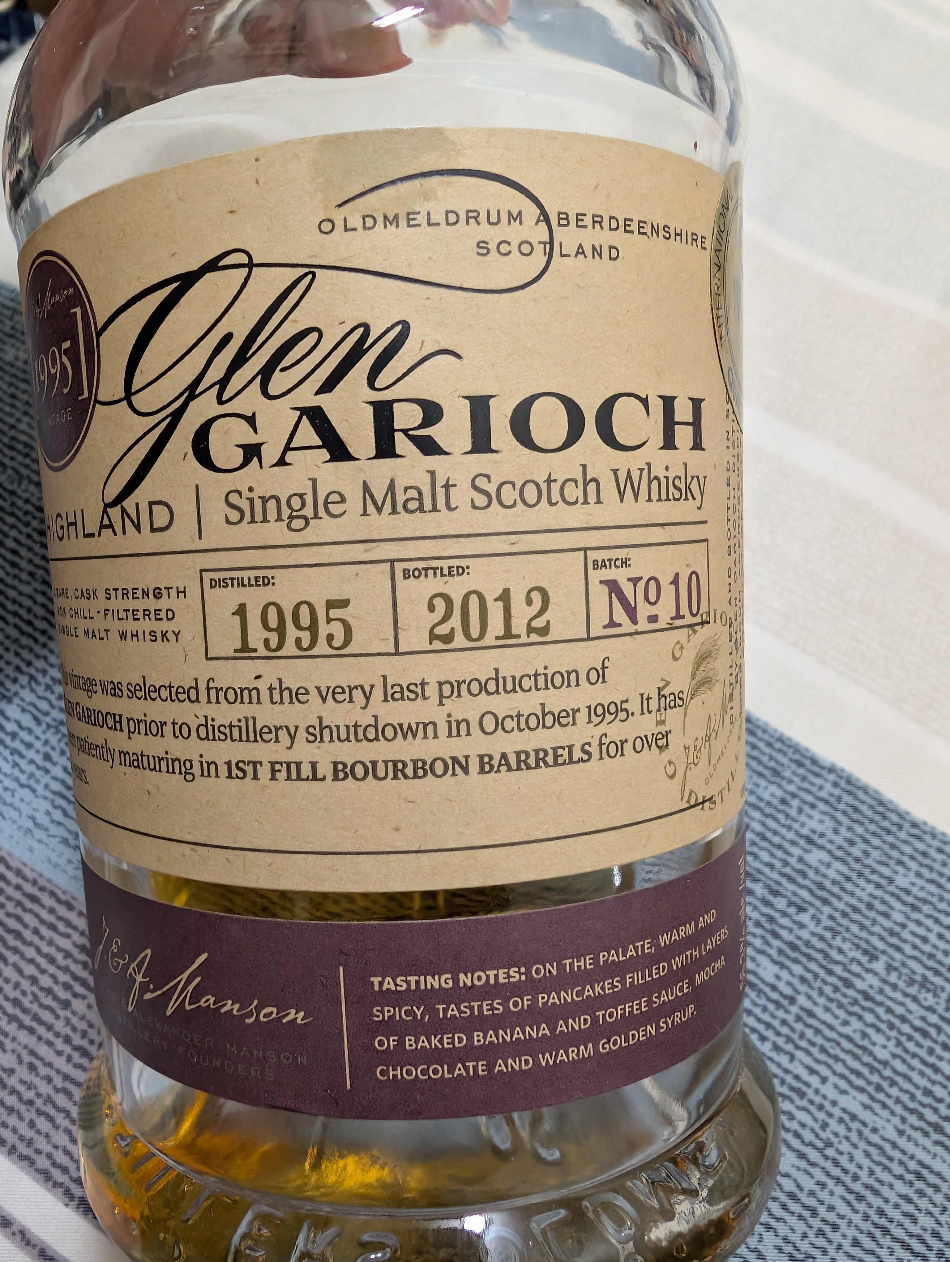Glen Garioch · 17 Years · Glen GARIOCH · Batch 10 bottle