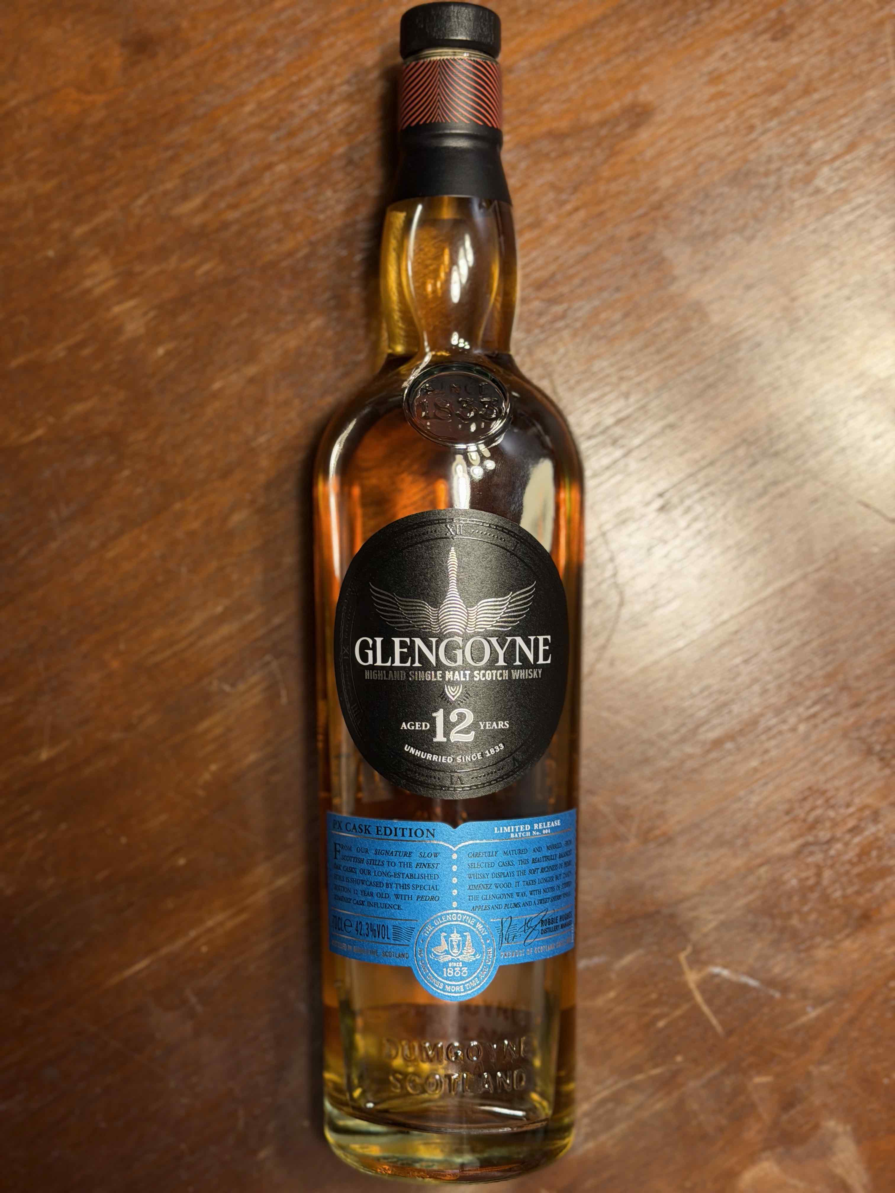 Glengoyne · 12 Years · 格蘭哥尼12年 PX CASK EDITION4 · Batch EDITION 4 bottle