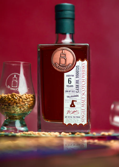 The Single Cask · Tullibardine · 6 Years · Cask 9900135 bottle