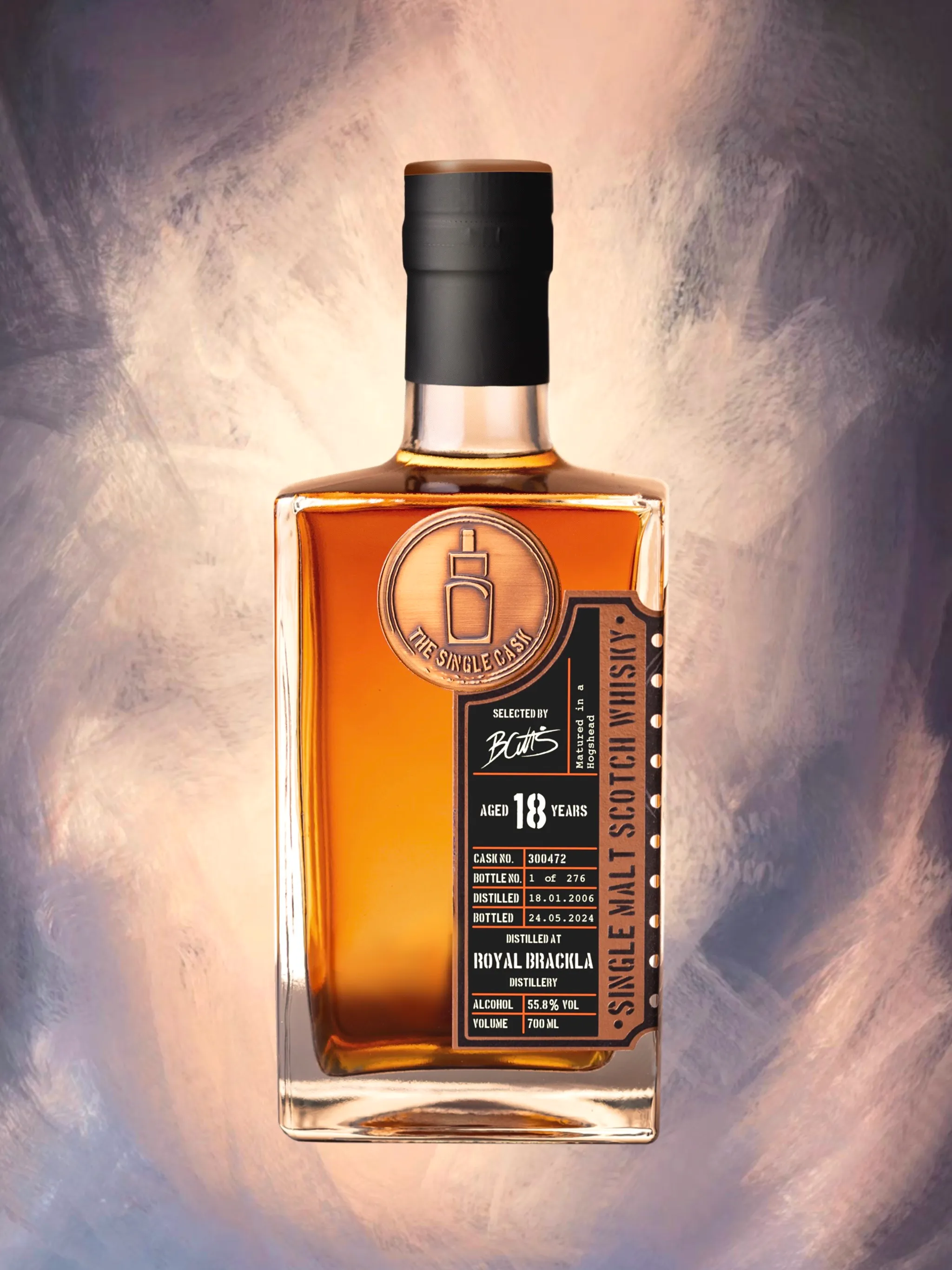 The Single Cask · Royal Brackla · 18 Years · Cask 300472 bottle