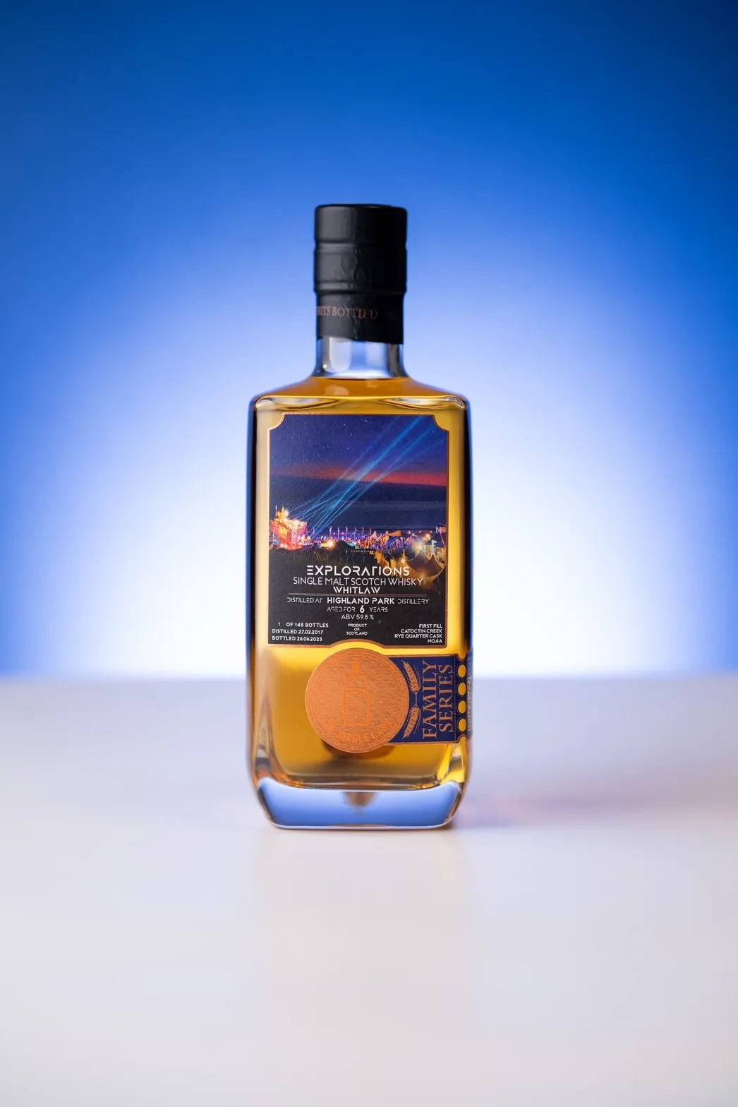 The Single Cask · Whitlaw · 6 Years · Cask 0000004A bottle
