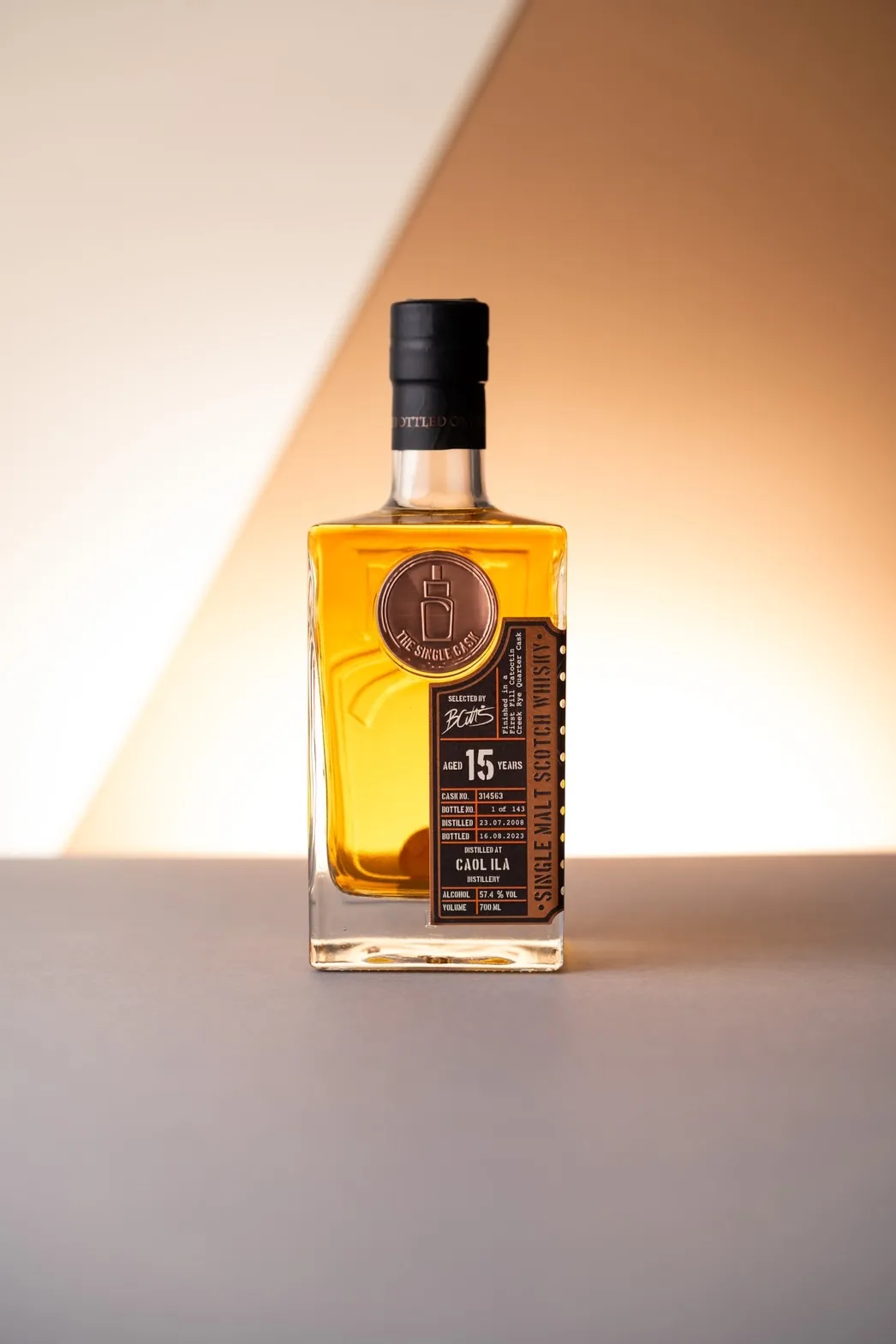 The Single Cask · Caol Ila · 15 Years · Cask 314563 bottle