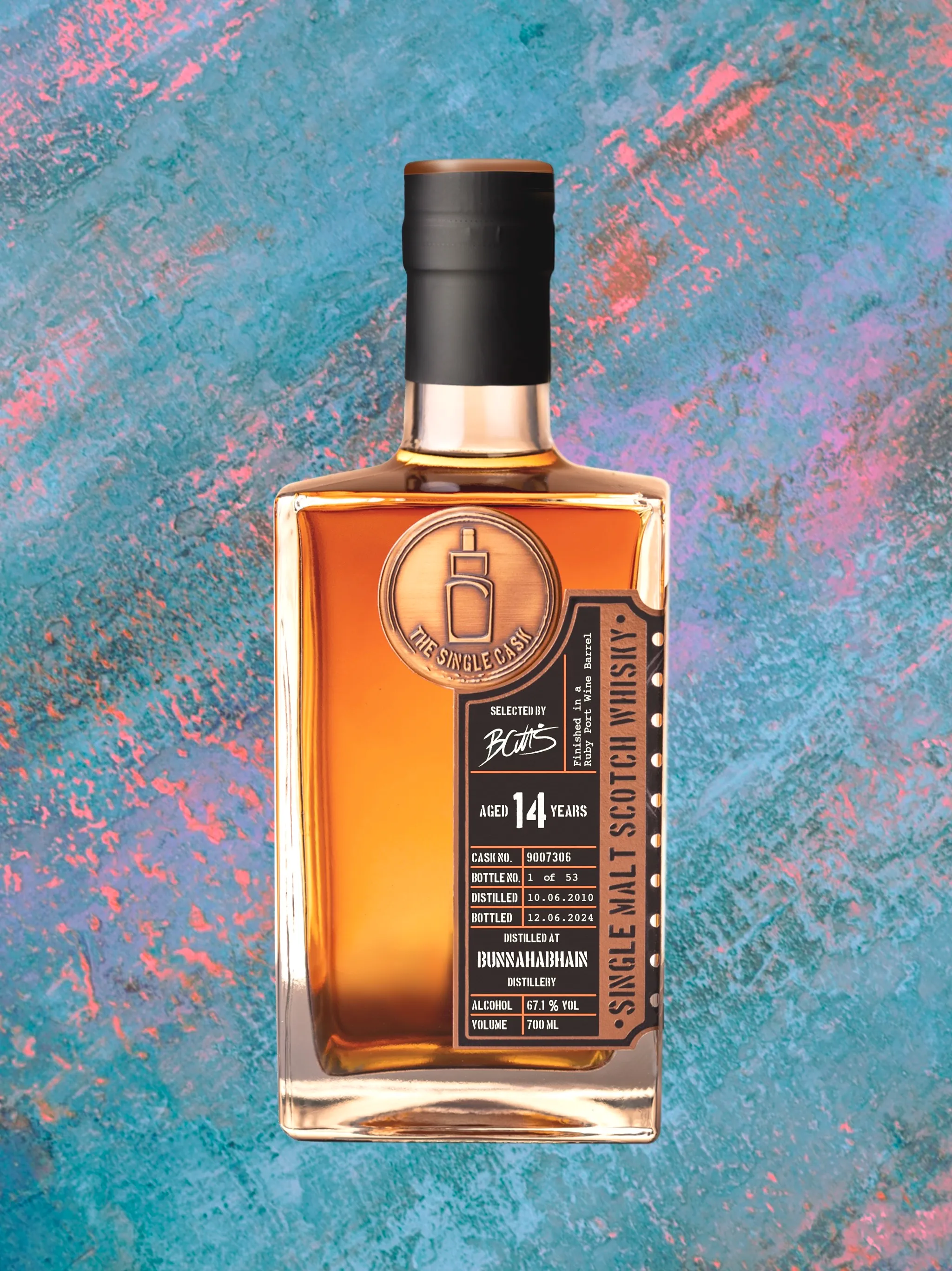 The Single Cask · Bunnahabhain · 14 Years · Cask 9007306 bottle