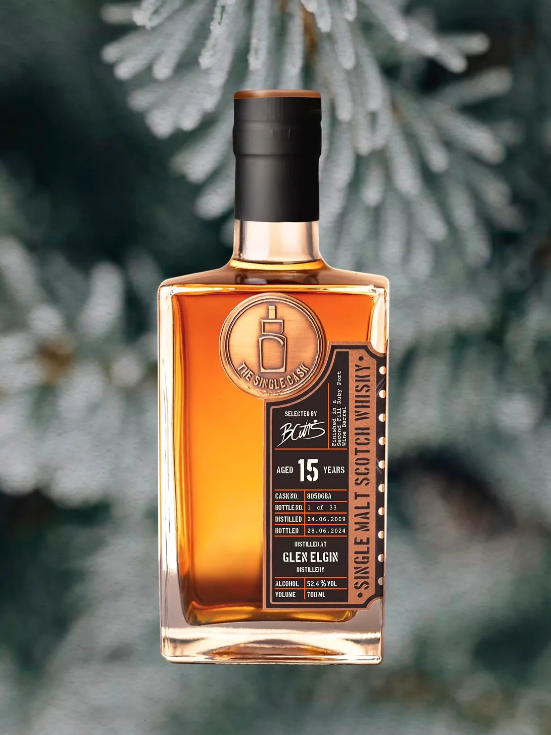 The Single Cask · Glen Elgin · 15 Years · Cask 805068A bottle