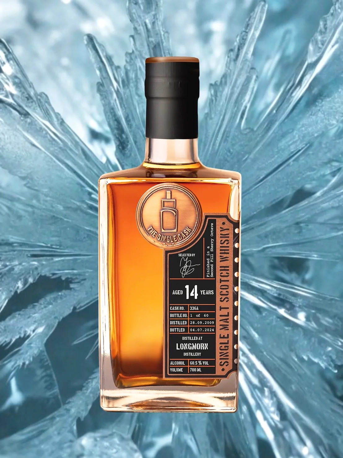 The Single Cask · Longmorn · 14 Years · Cask 336A bottle