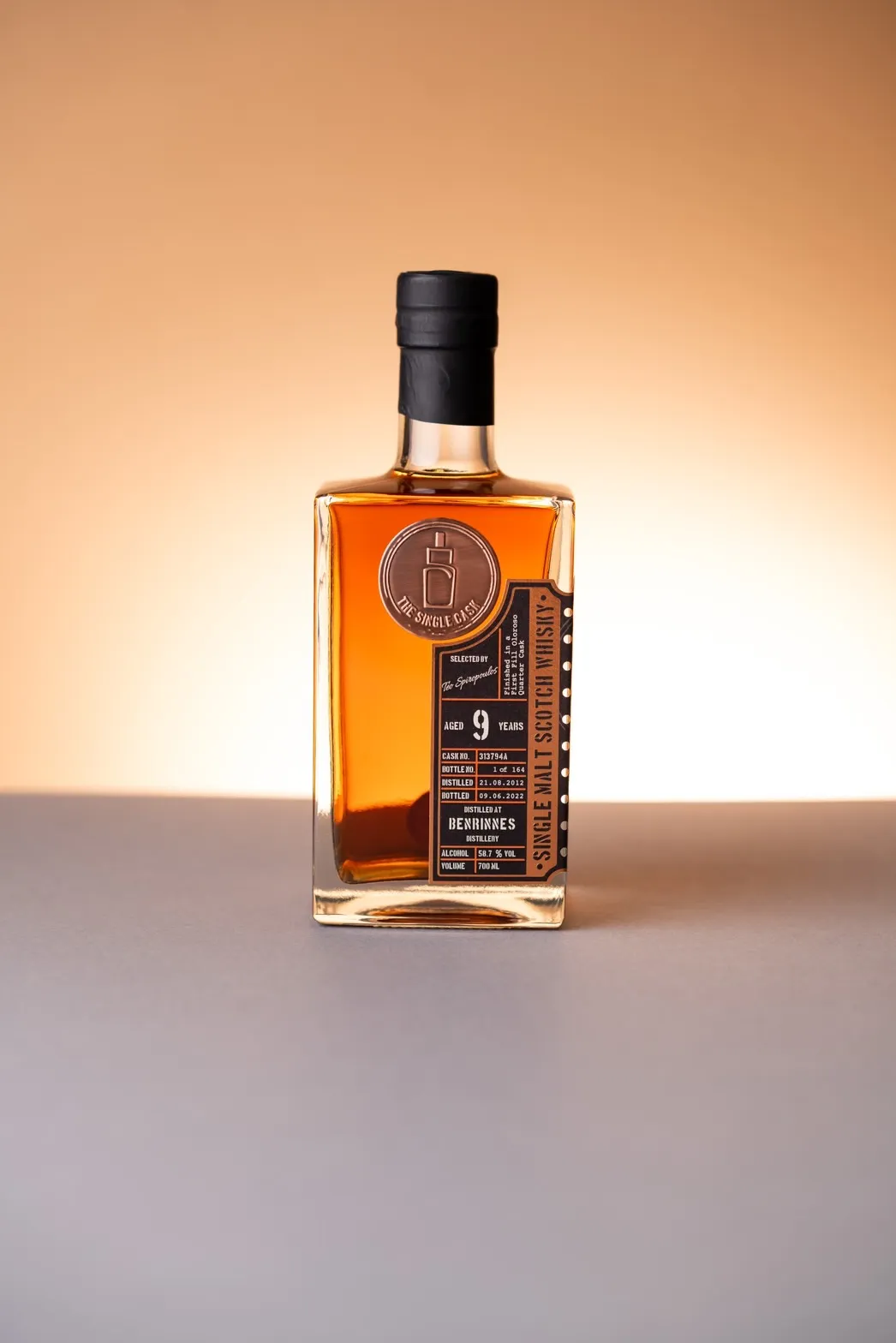 The Single Cask · Benrinnes · 9 Years · Cask 313794A bottle