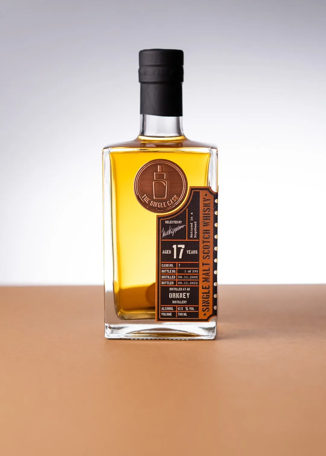 The Single Cask · Single Orkney · 17 Years · Cask 7 bottle