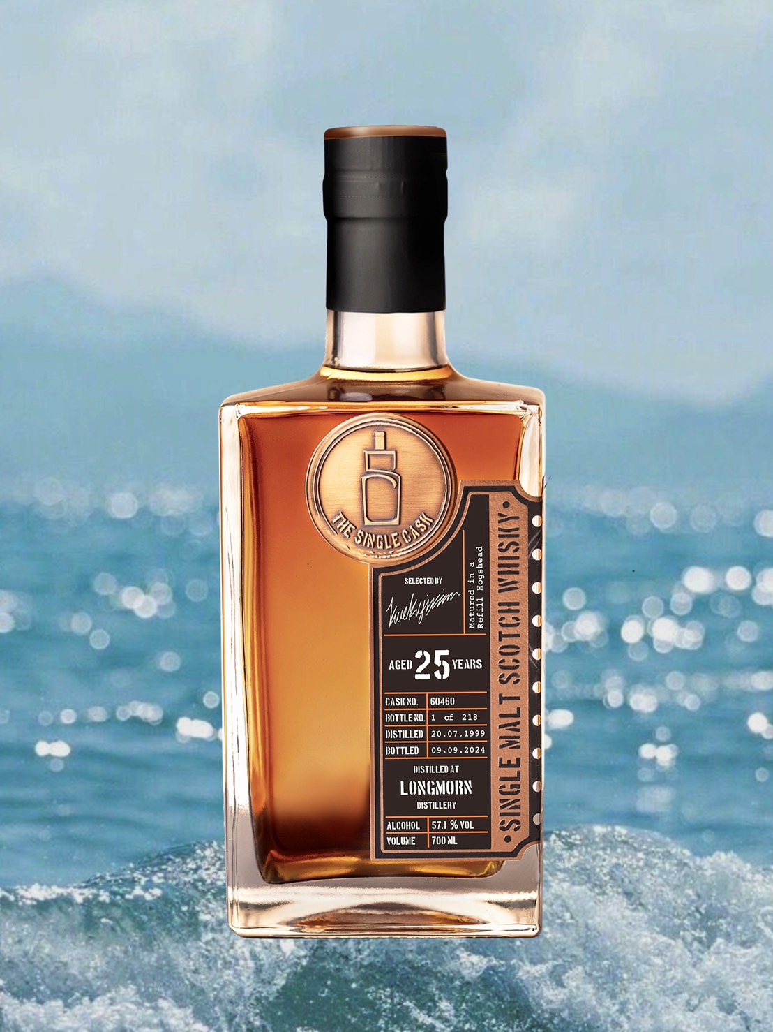 The Single Cask · Longmorn · 25 Years · Cask 60460 bottle