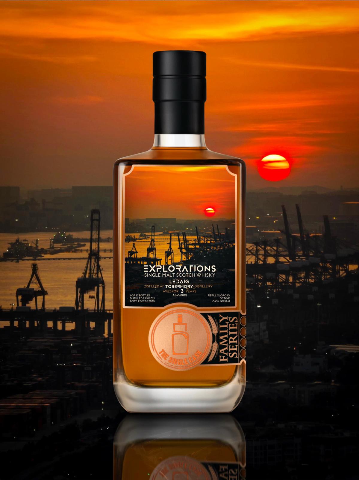 The Single Cask · Ledaig · 3 Years · Cask 5261 bottle