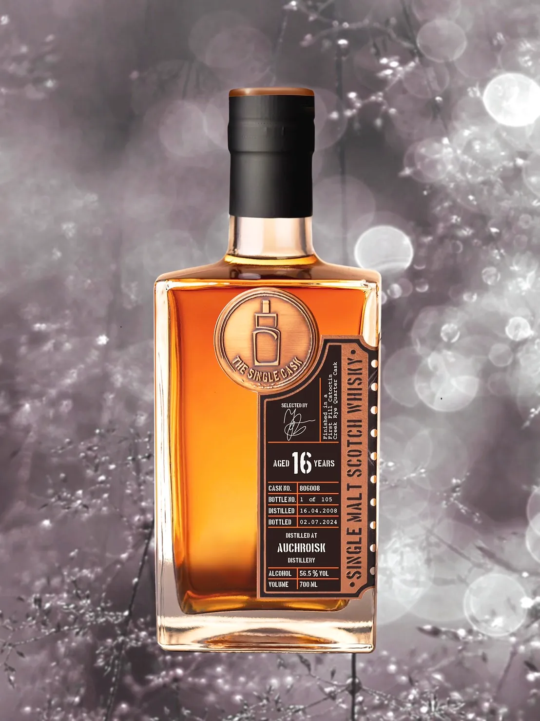The Single Cask · Auchroisk · 16 Years · Cask 806008 bottle