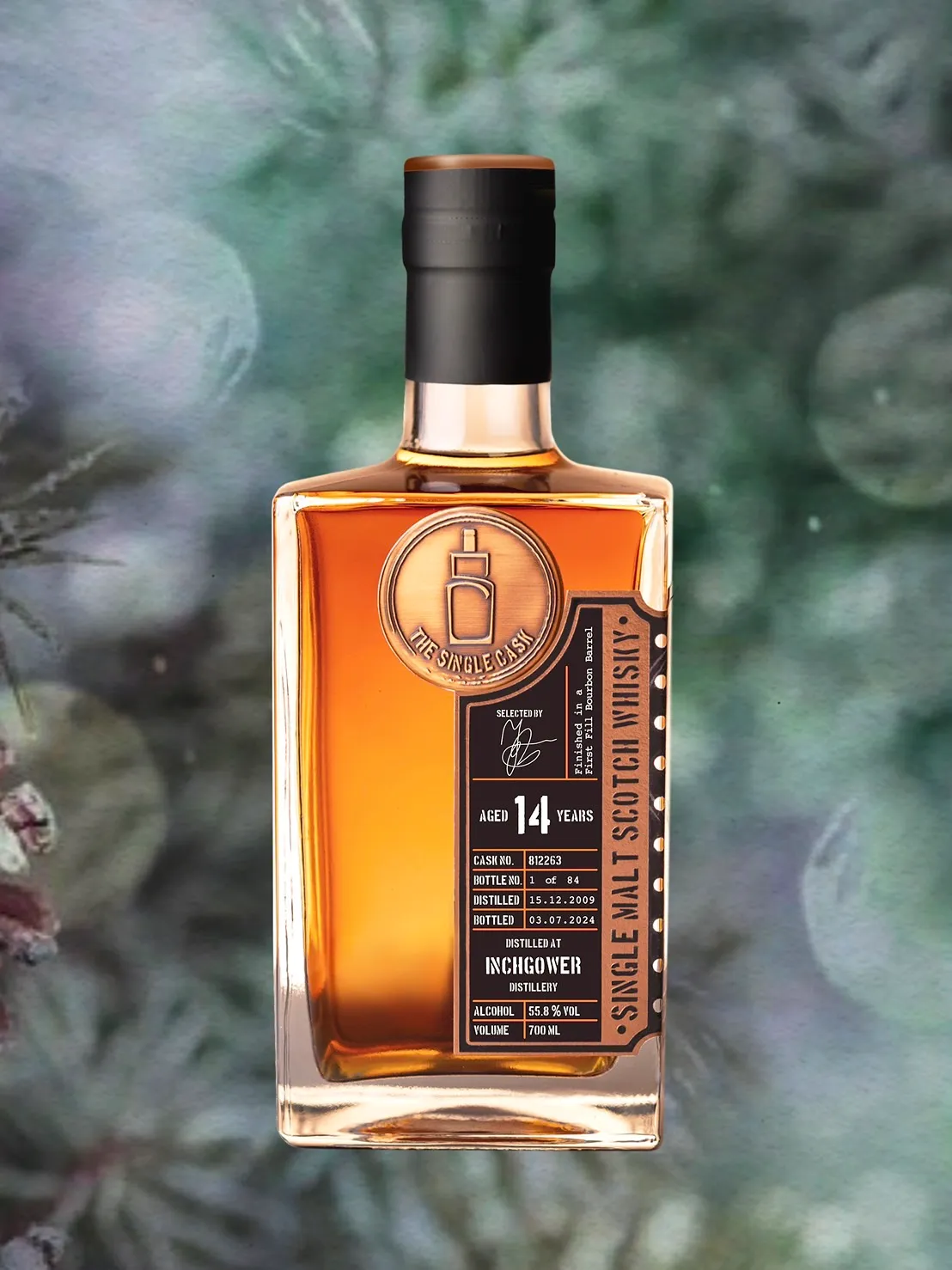 The Single Cask · Inchgower · 14 Years · Cask 812263 bottle