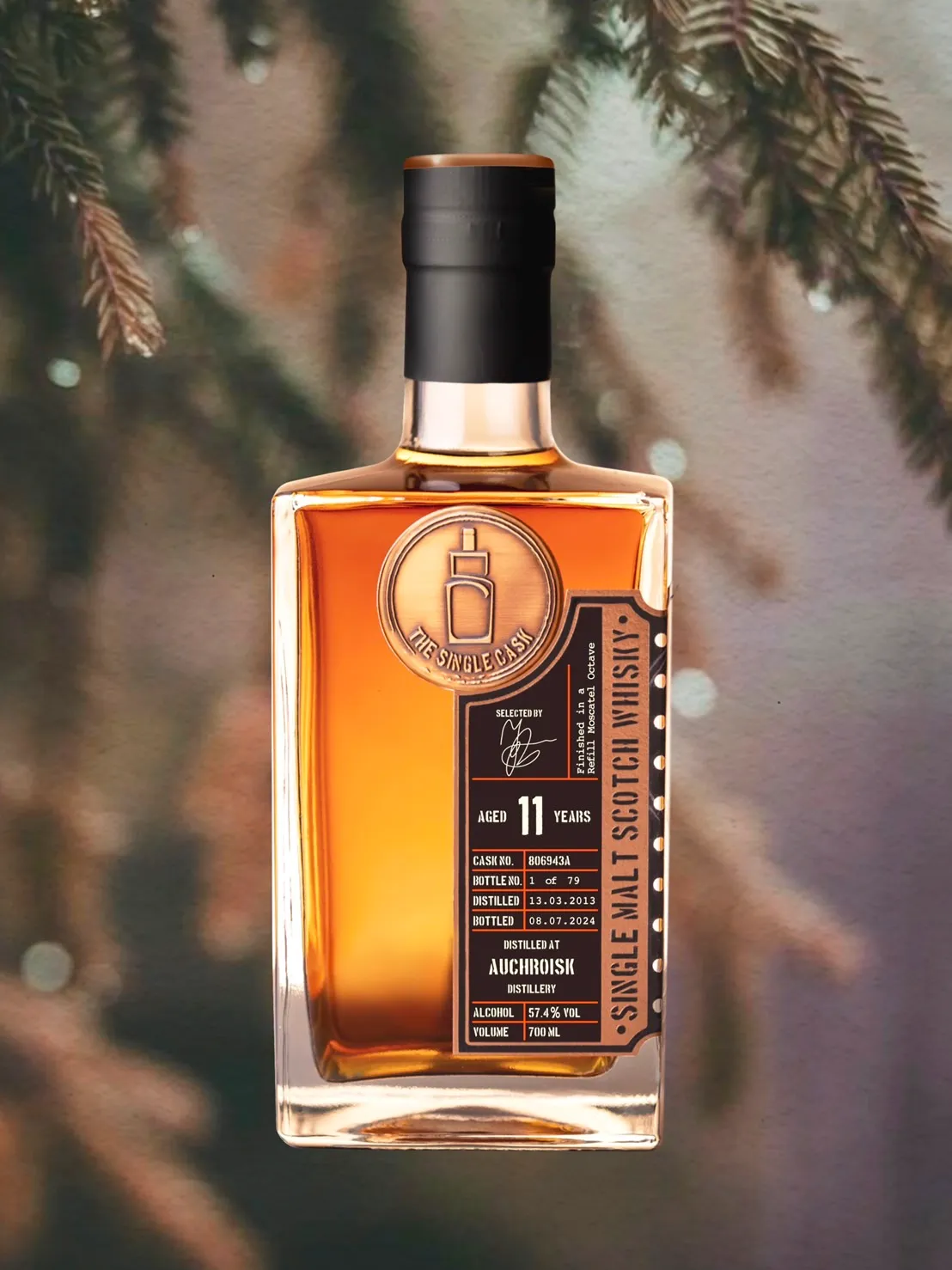 The Single Cask · Auchroisk · 11 Years · Cask 806943A bottle