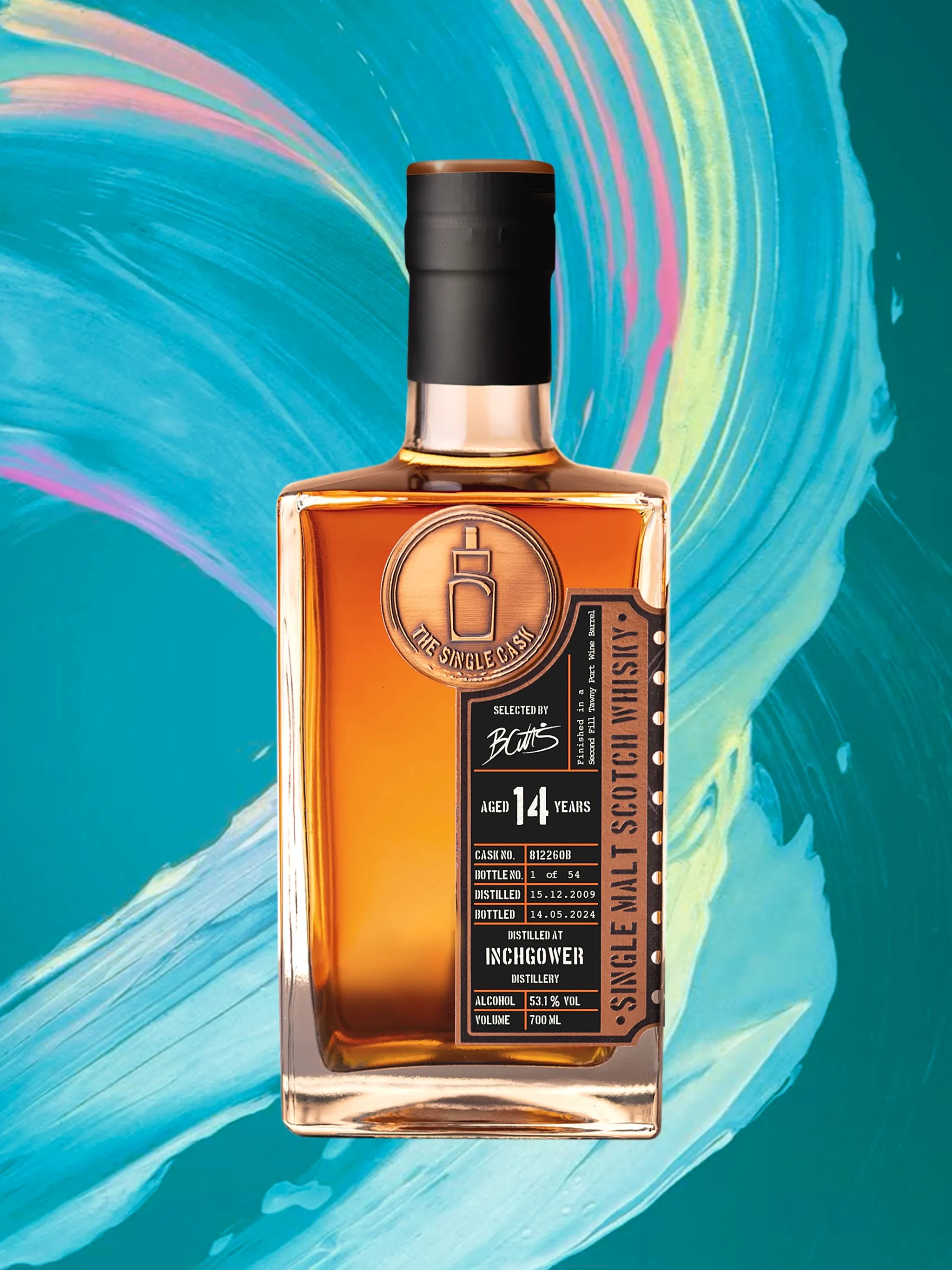 The Single Cask · Inchgower · 14 Years · Cask 812260B bottle