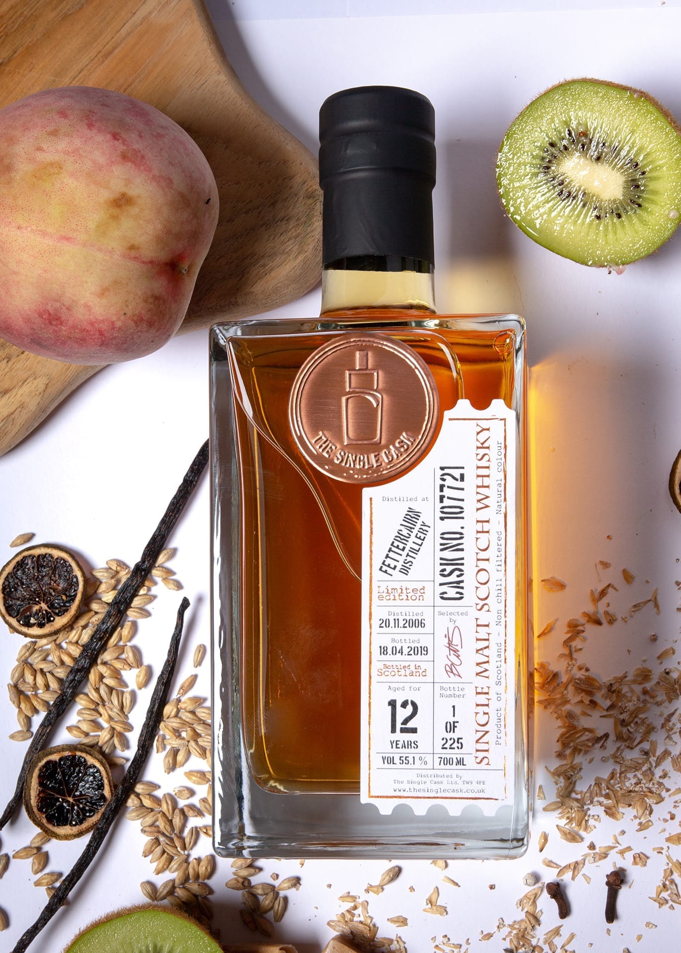 The Single Cask · Fettercairn · 12 Years · Cask 107721 bottle