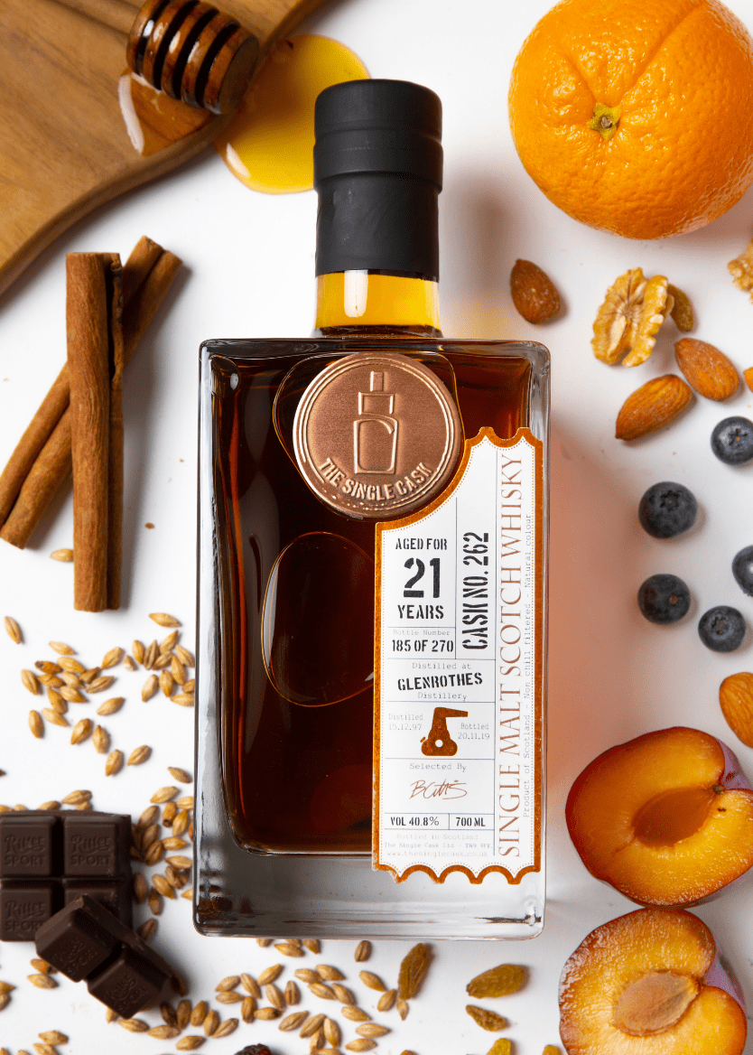 The Single Cask · Glenrothes · 21 Years · Cask 262 bottle