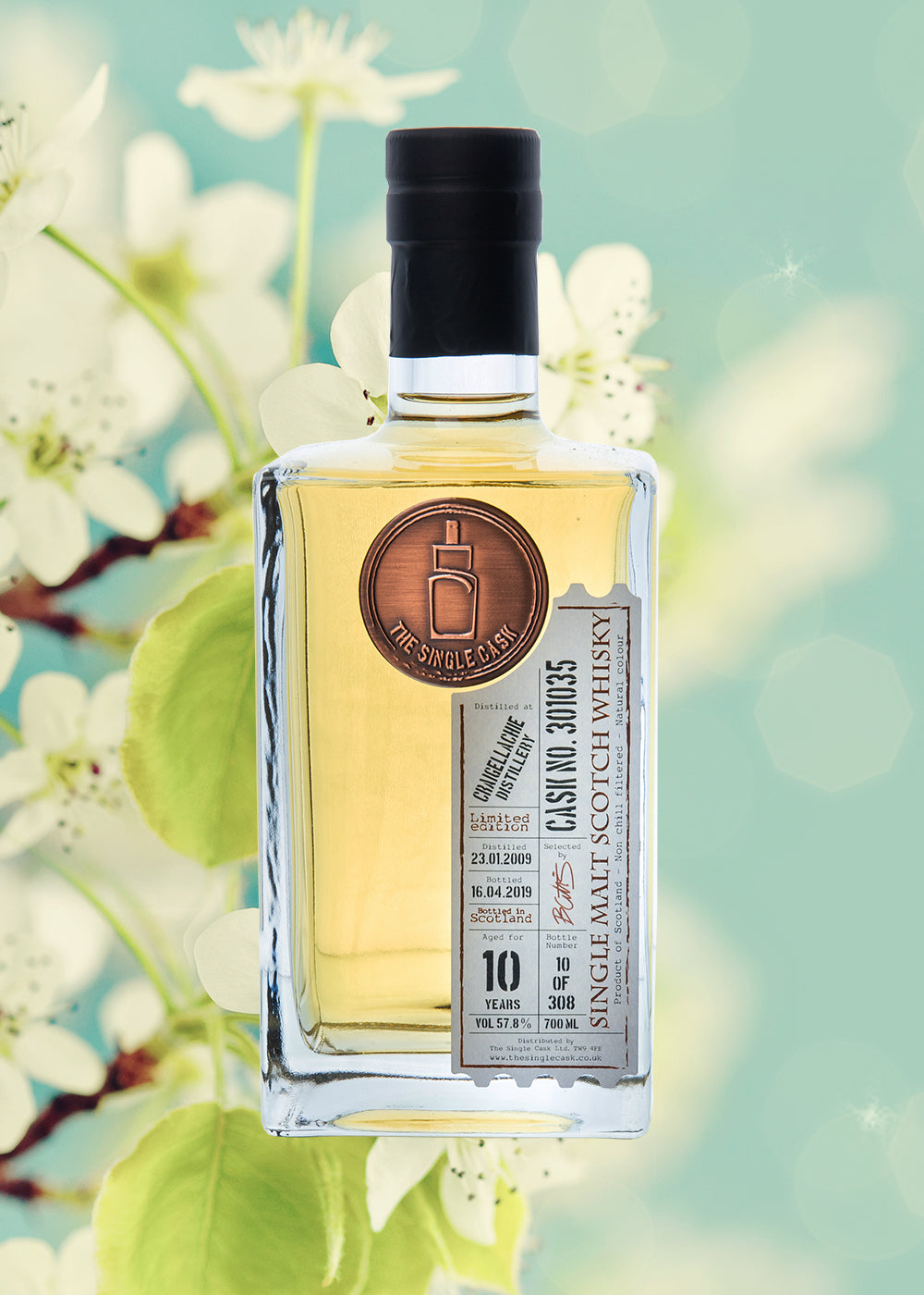 The Single Cask · Craigellachie · 10 Years · Cask 301035 bottle