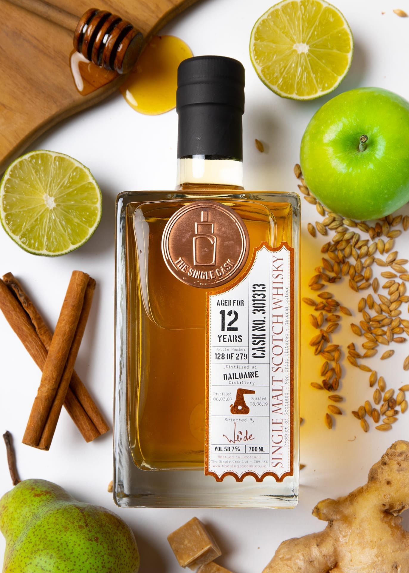 The Single Cask · Dailuaine · 12 Years · Cask 301313 bottle