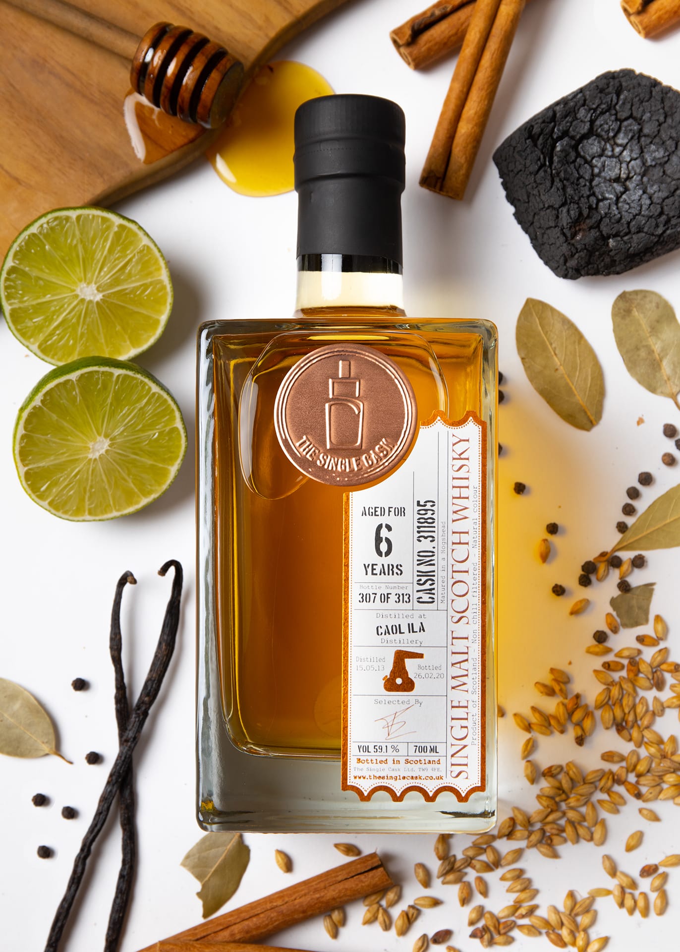 The Single Cask · Caol Ila · 6 Years · Cask 311895 bottle