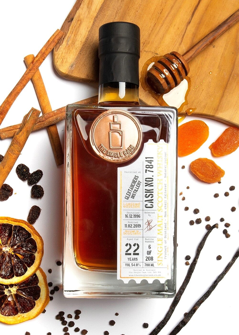 The Single Cask · Glentauchers · 22 Years · Cask 7841 bottle
